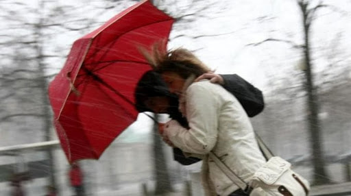 Messaggio di allerta per rischio meteorologico per vento